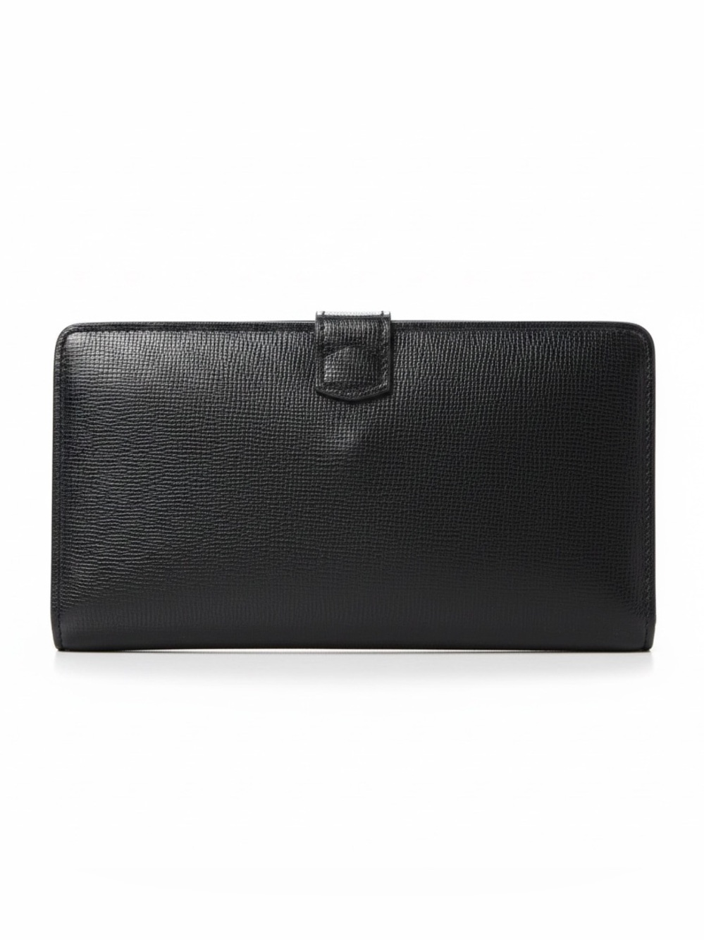 Christian Dior ✨ Black Leather Women's Wallet Clutch with Gold Snap - Picture 2 of 5